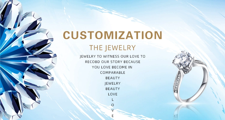 925 Silver Jewelry Moissanite Bijoux 6.5mm Round Cut Moissanite Earring Moissanite Jewelry Stud Earrings for Ladies
