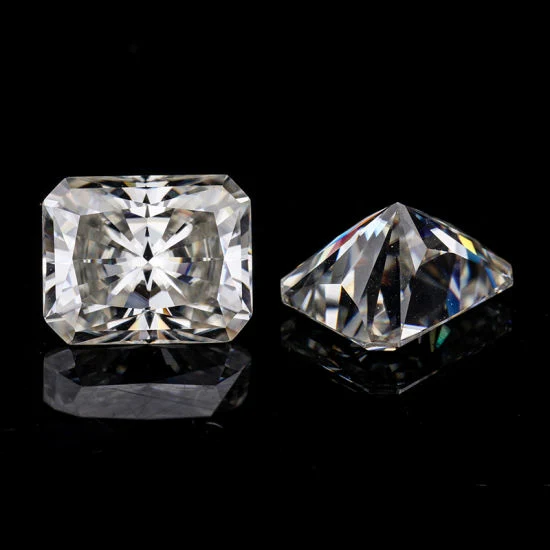 Loose Gemstone Wholesale Radiant Cut Moissanite Diamond Def Color Moissanite Stone Price Per Piece