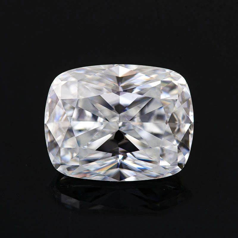 Provence Gems Fancy Elongated Cushion Ice Crushed Cut Moissanite Loose Stones Vvs Def Color Moissanite Stone on Sale
