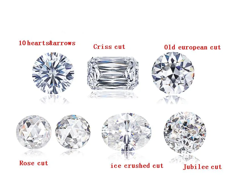 Colorless Moissanite Def-Vvs1 Wholesale Custom Cutting/Sizes Loose Gems Provence Moissanite Diamonds for Jewelry Making