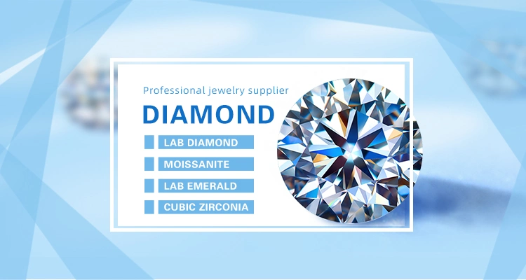 Loose Moissanite Diamond Def Colorless Old European Cut 6.5mm Moissanite Stones Certified Diamond