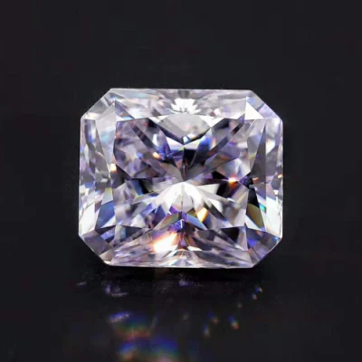 Loose Gemstone Wholesale Radiant Cut Moissanite Diamond Def Color Moissanite Stone Price Per Piece