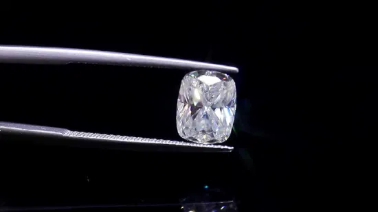 Provence Gems Fancy Elongated Cushion Ice Crushed Cut Moissanite Loose Stones Vvs Def Color Moissanite Stone on Sale
