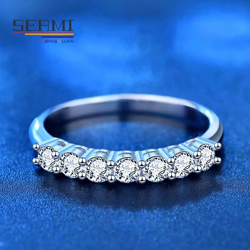 Luxury White Gold Diamond Wedding Engagement Moissanite Rings for Women