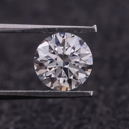 6.5mm Defgh Brilliant Round Cut Synthetic Moissanite Diamond Vvs1 Stone for Sale
