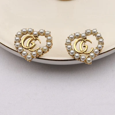 2023 New Design Super Shiny Big Dangle Earrings Women Full Rhinestone Large Heart Earrings Wholesale