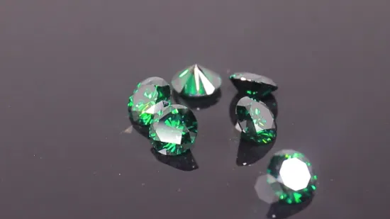 Provence Loose Excellent Cut Vvs1 Dark Green Color Synthetic Diamond Color Good Cut Moissanite Stone for Jewelry