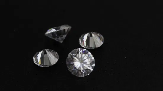 Top Quality Star Cut Moissanite Round Diamond Cut Clearance 2 Carat 8.0mm Def Colorless Moissanite
