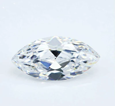 Hand Made Diamonds Colorless Loose Gemstone Marquise Cut White Moissanite